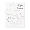 KRW Hearts Save the Date Custom Postcard