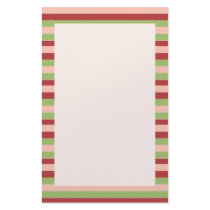 KRW Holiday Candy Stripes Stationery
