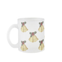 KRW Holly Bells Christmas Frosted Mug