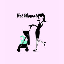 KRW Hot Mama - Blue t-shirts
