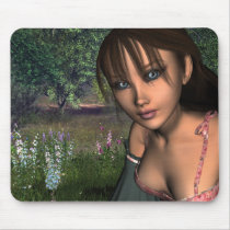 KRW In the Forest Fantasy Mousepad by KRWDesigns KRW In the Forest Fantasy Mousepad