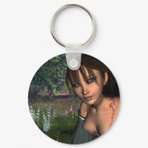 KRW In the Forest Keychain by KRWDesigns KRW In the Forest Keychain