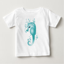 KRW Infant's Cute Seahorse T-Shirt by KRWDesigns KRW Infant's Cute Seahorse T-Shirt