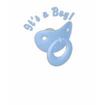 KRW It's a Boy Pacifier Maternity t-shirts