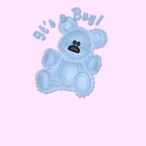 KRW It's a Boy Teddy Bear Maternity t-shirts
