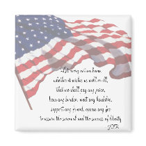 KRW JFK Quote Magnet by KRWDesigns KRW JFK Quote Magnet