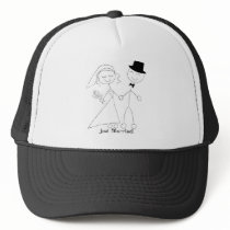 KRW Just Married Hat Black