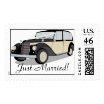 KRW Just Married Wedding Stamp