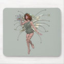 KRW Kiss the Frog Red Head Faery Mousepad