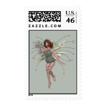 KRW Kiss the Frog Red Head Faery Stamp