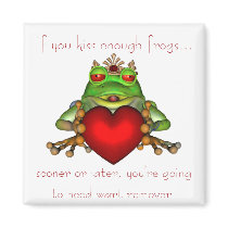KRW Kissing Frogs Magnet