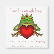 KRW Kissing Frogs Magnet