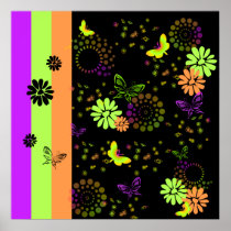 KRW KT's Butterfly Pop Art Fantasy Poster