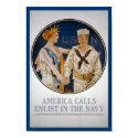 KRW Lady Liberty Loves the Navy posters