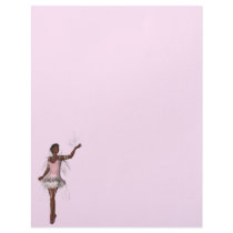 KRW Lana African American Fairy Fantasy Letterhead