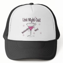 KRW Last Night Out Bachelorette Party Hat Black