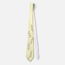 KRW Leaf and Vine Retro Print Tie