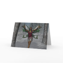 KRW Let It Snow Christmas Faery Card