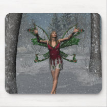 KRW Let It Snow Christmas Faery Mousepad