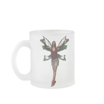 KRW Let It Snow Christmas Faery Mug by KRWDesigns KRW Let It Snow Christmas Faery Mug