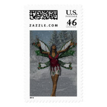 KRW Let It Snow Christmas Faery Stamp by KRWHolidays KRW Let It Snow Christmas Faery Stamp