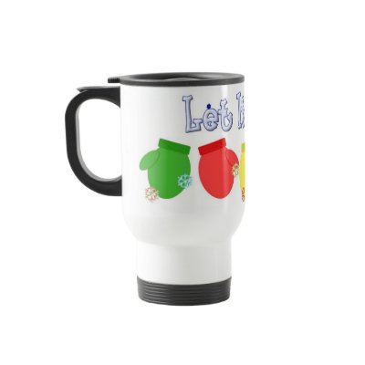 KRW Let It Snow Mittens Christmas Mug by KRWHolidays