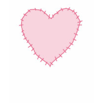 KRW Light Stitched Heart Shirt by KRWDesigns KRW Light Stitched Heart Shirt