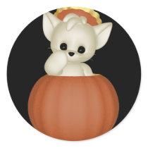 KRW Lil Scardy Cat Halloween - Customized stickers by krwhalloween KRW Lil Scardy Cat Halloween - Customized stickers