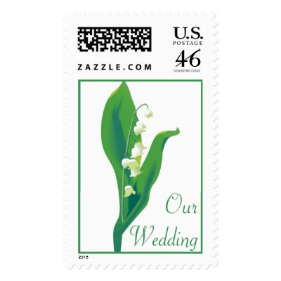 KRW Lily of the Valley Wedding Stamp