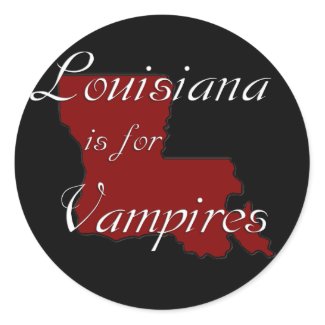 KRW Louisiana is for Vampires sticker