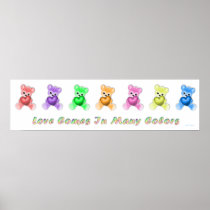 KRW Love Comes in Many Colors posters