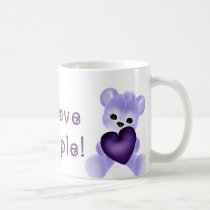 KRW Love Purple mugs by KRWDesigns KRW Love Purple mugs