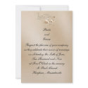 KRW Love Swans Custom Wedding Invitation