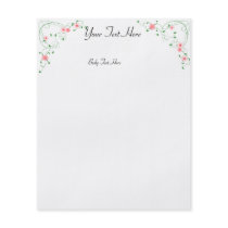 KRW Lovely Pink Floral Small Flyer Template