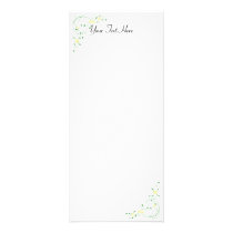 KRW Lovely Yellow Floral Custom Rack Cards