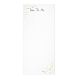 KRW Lovely Yellow Floral Custom Rack Cards rack cards