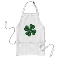 KRW Lucky Four Leaf Clover aprons