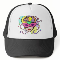 KRW Mardi Gras Festival Mask hats