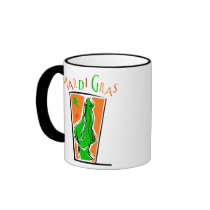 KRW Mardi Gras Gator mugs by KRWDesigns KRW Mardi Gras Gator mugs