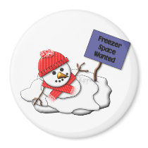 KRW Melting Snowman magnets
