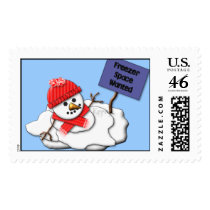 KRW Melting Snowman stamps