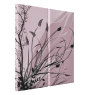 KRW Misty Grunge in Lavender Wrapped Canvas Duo wrappedcanvas