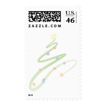 KRW Modern Stylized Christmas Tree postage