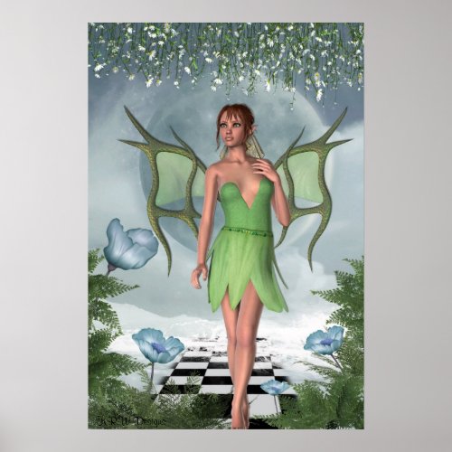 KRW Moonlit Dreams Fairy Fantasy Art print