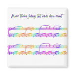 KRW Music Touches Feelings Magnet
