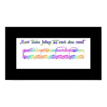 KRW Music touches feelings Rainbow posters