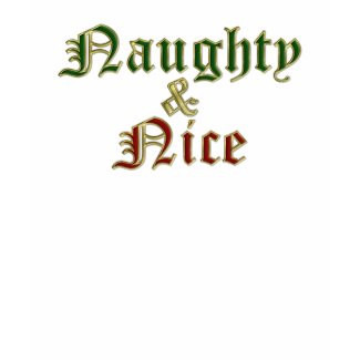 KRW Naughty & Nice Christmas Tank Top shirt