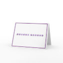 KRW Pansy Bridal Shower Invitation cards