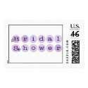 KRW Pansy Bridal Shower Stamp by KRWWedding KRW Pansy Bridal Shower Stamp