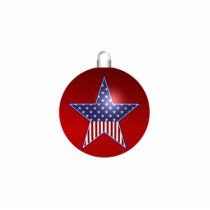 KRW Patriotic Holiday Ornament photo sculptures
